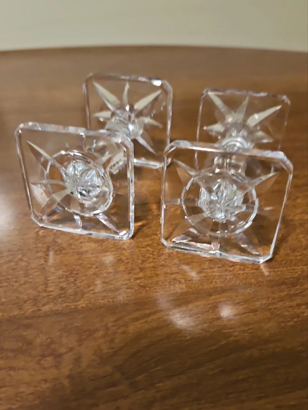 Waterford Crystal Knife Rests 3.5” 8-Point Star - Pair of 2